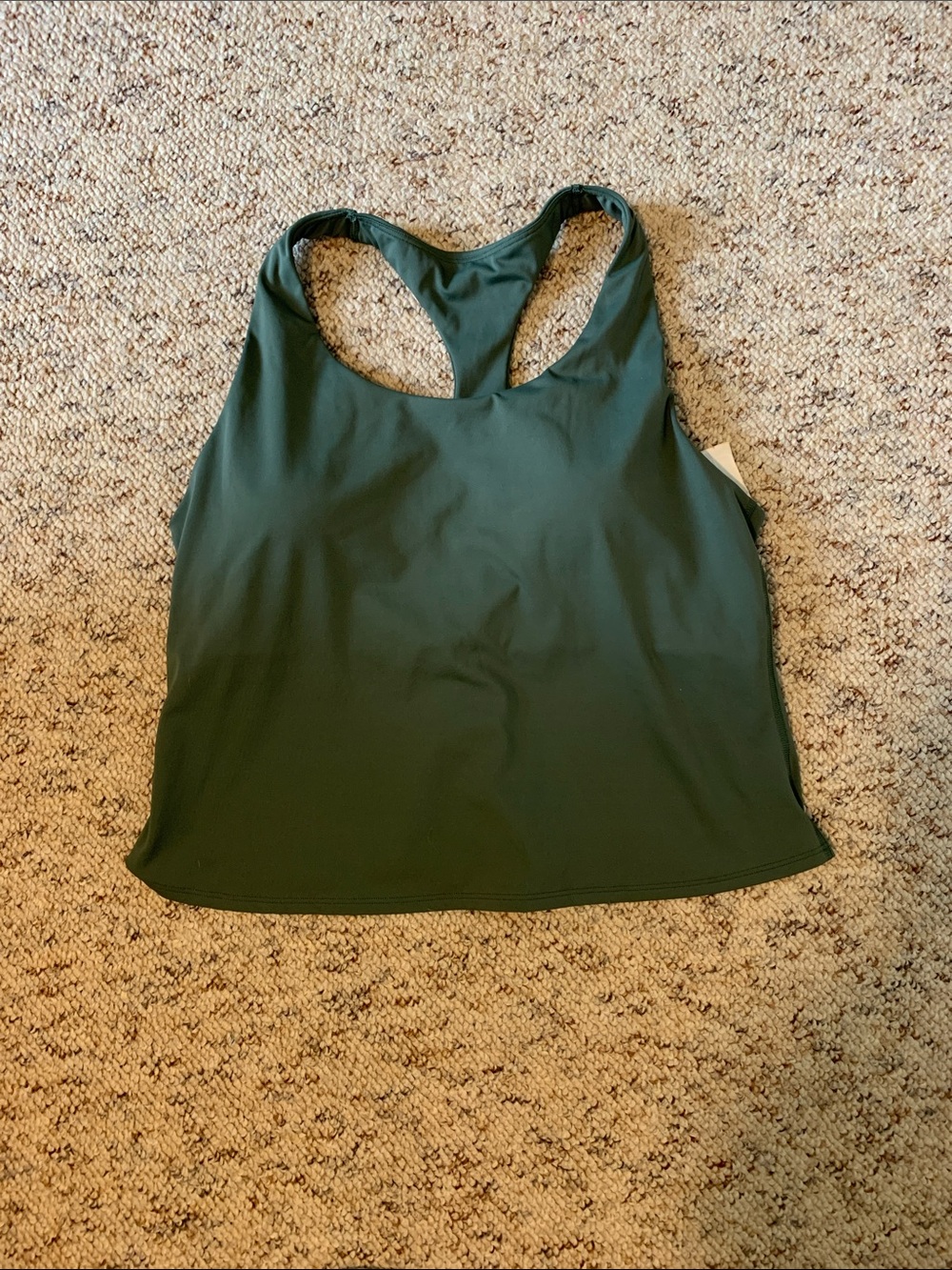 Old Navy Dark Green Racerback Sports Tank